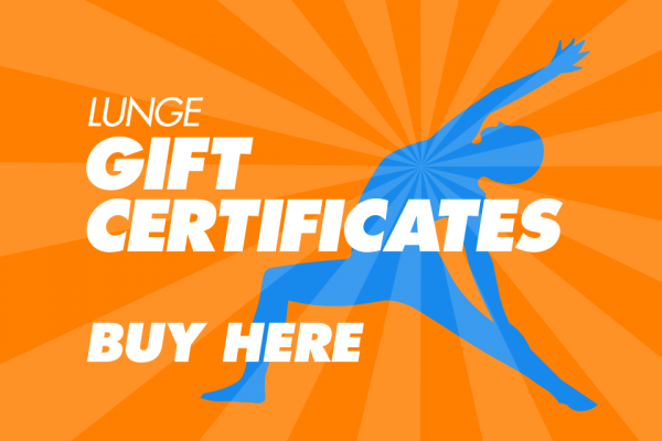 Lunge Gift Certificates - Buy Here